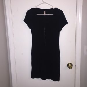 Black Womens Dress - Zipper front size. S  TARGET